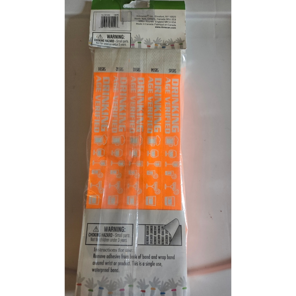 Event Party Wristbands 500 Count - Picture 2 of 2